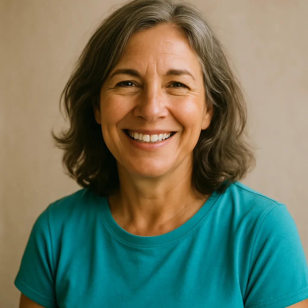 Smiling woman in her 50s — member of The Wiltshire Dating Site